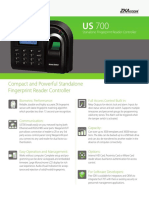 Compact and Powerful US 700 Standalone Fingerprint Reader Controller