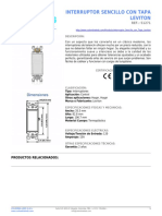 Ficha Tecnica Interruptor PDF