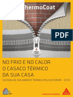 Sistema de isolamento térmico pelo exterior Sika® ThermoCoat