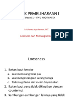 TEKNIK PEMELIHARAAN I - Modul 4.1