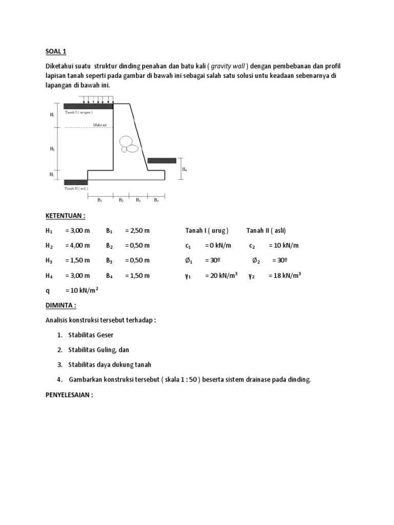 Contoh Soal Pondasi Pdf