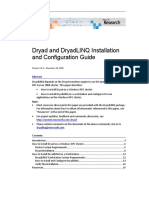 Dryad and DryadLINQ Installation and Configuration Guide