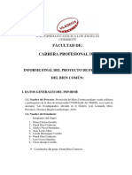 Formato de Informe de Ejecución 2019