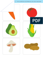 Vegetales Flash Cards PDF