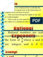 Rational Exponents