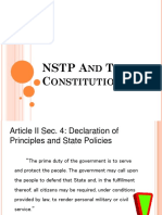 NSTP and The Constitution