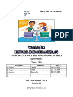 I Taller Economia Politica