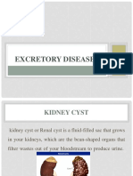 Excretory Diseases