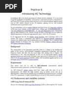 Practical 6 Introducing 4G Technology: Background