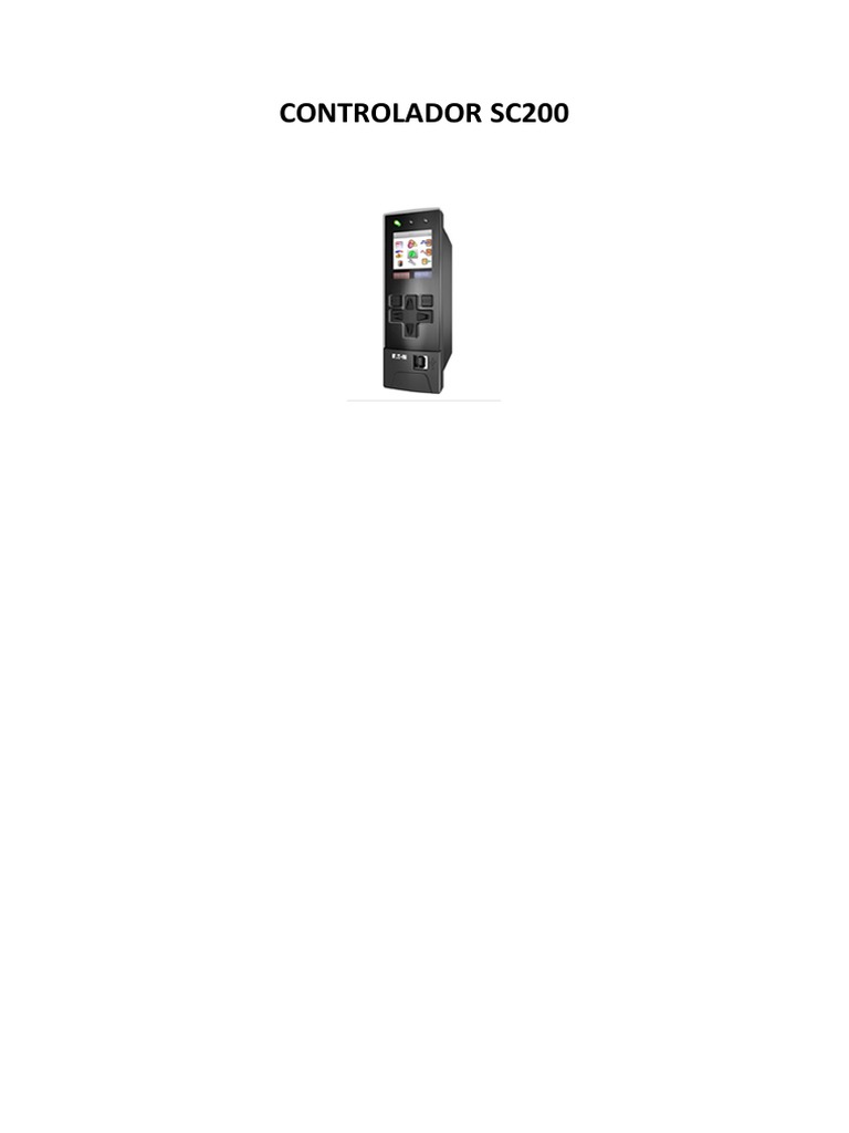 Controlador Eaton SC200 | PDF