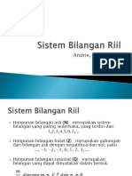 1.Sistem Bilangan Real