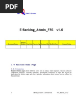 E-Banking Admin FRS v1.0