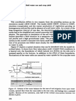 Field Water Use Theory