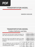 Final Transportation Model Mahesh