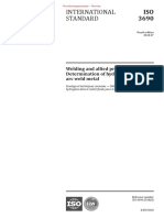 Diffusible Hydrogen Test