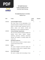 The English Department Curriculum