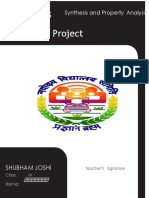 Shubham Joshi Chemistry Project