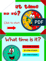 What's the time? - a game activity