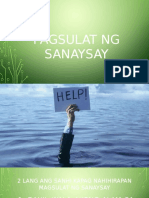 Pagsulat NG Sanaysay