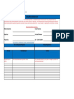 Safety Method Statement Template