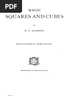 Andrews, W. S. - Magic Squares and Cubes PDF