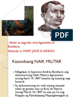 Naik Militar at Pagpaslang Kina Bonifacio