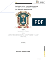 Aportes y Desaciertos de El Plan Piloto, Plandemet y Planmet