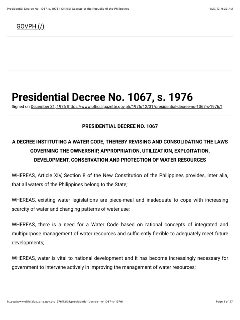 Water Code PDF Drainage River