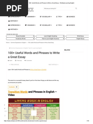 Other Ways To Say Eslbuzz Learning English English