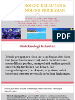 Bioteknologi Kelautan & Bioteknologi Perikanan