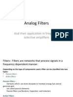 Analog Filters