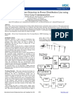 .Real Time Fault Failure Detection in Power Distribution Line Using Power Line Communication PDF