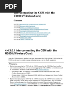 Interconnecting The CSM With U2K