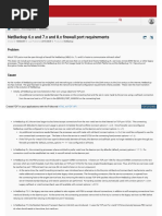 Netbackup Firewall Requirements