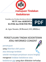 Persetujuan Tindakan Kedokteran PP SEMINAR Bpjs