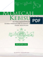 Memecah Kebisuan-Respon NU PDF