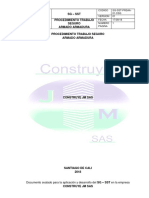 Procedimiento Trabajo Seguro - Armado Armadura