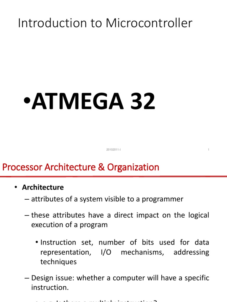 Module 2 Avr Atmega32 Architecture3 | PDF | Office Equipment ...