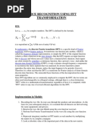 Voice Recognition Using FFT Transformation