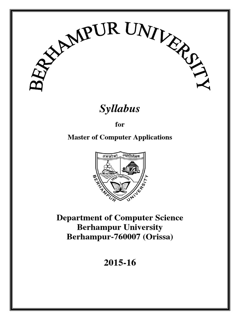 MCA Syllabus Overview at Berhampur University | PDF | Computer Science ...