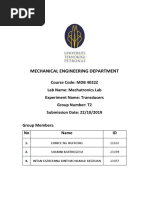 Transducers Lab Report (Compiled)