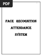 Face Recognition Attendance Black Book