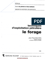 Techniques D Exploitation P e Troli e Re Le Forage PDF