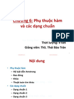 Co-So-Du-Lieu - Thai-Bao-Tran - Chuong-6-Phu-Thuoc-Ham-Va-Cac-Dang-Chuan - (Cuuduongthancong - Com) PDF