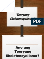 Teoryang Eksistensyalismo PDF