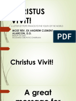 Christus Vivit! A Letter of Pope Francis to the Youth of the World