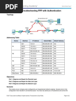 2.4.1.4 Packet Tracer - Troubleshooting PPP With Authentication - Robinson Paul Ordoñez