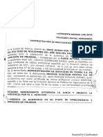 AUDIENCIA DE OFRECIMIENTO, ADMISION Y DESAHOGO DE PRUEBAS JUICIO LABORAL