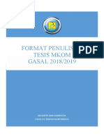 Panduan Revisi Tesis 2019