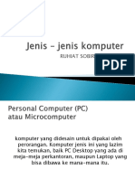 Jenis Jenis Komputer